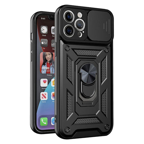 Husa de protectie Techsuit CamShield Series compatibil cu iPhone 12 Pro Max, Negru