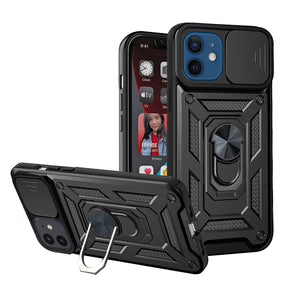 Husa de protectie Techsuit CamShield Series compatibil cu iPhone 12 / iPhone 12 Pro, Negru