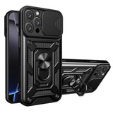Husa de protectie Techsuit CamShield Series compatibil cu iPhone 16 Pro, Negru