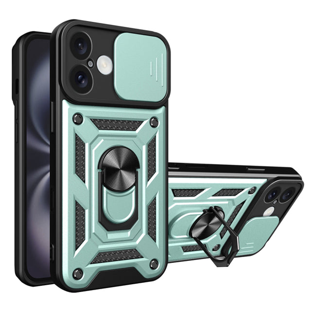 Husa de protectie Techsuit CamShield Series compatibil cu iPhone 16, Verde