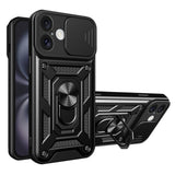 Husa de protectie Techsuit CamShield Series compatibil cu iPhone 16 Plus, Negru