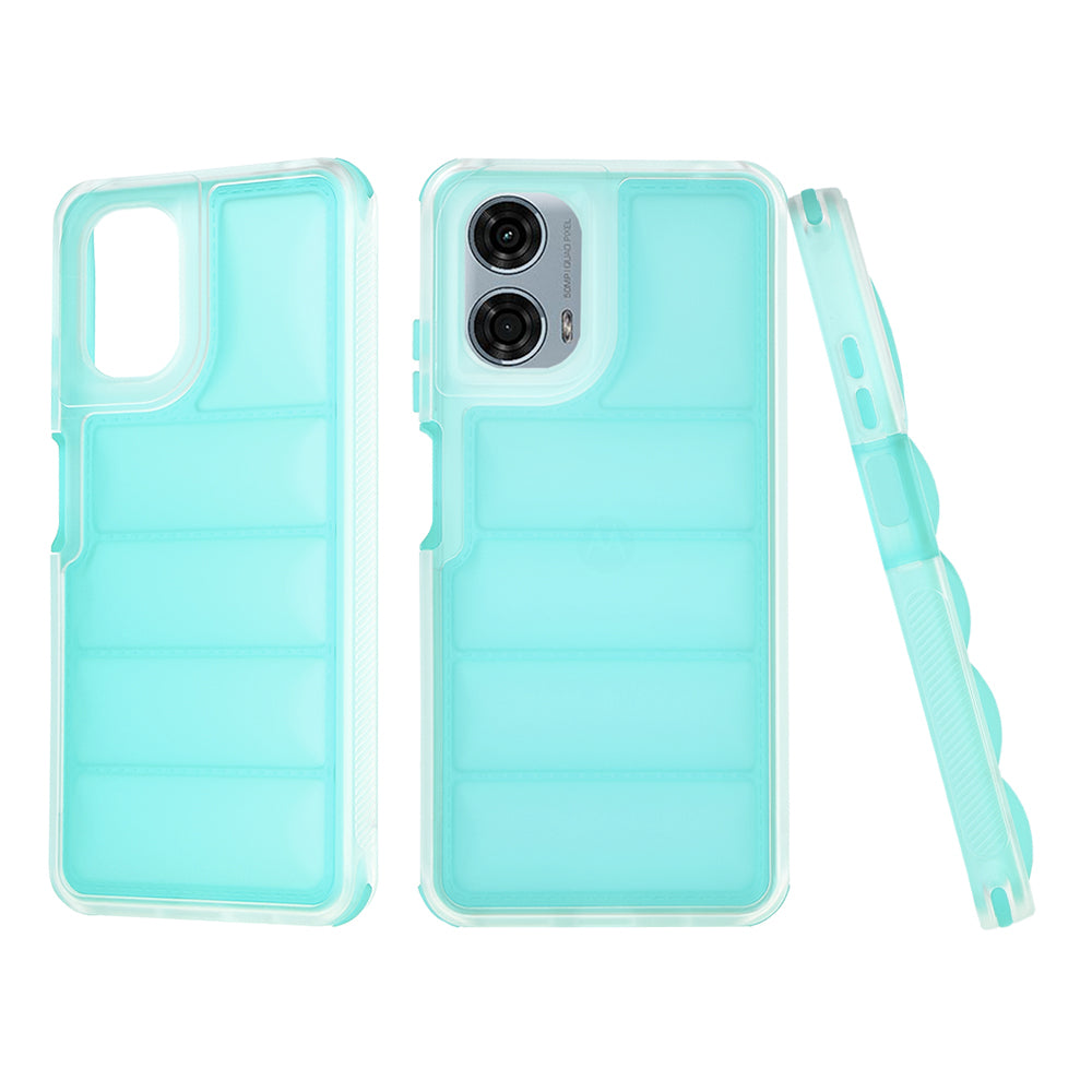 Husa de protectie Techsuit Wave Shield compatibil cu Motorola Moto G24 Power, Turcoaz