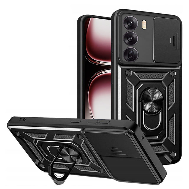 Husa de protectie Techsuit CamShield Series compatibil cu Oppo Reno12 Pro, Negru