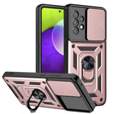 Husa de protectie Techsuit CamShield Series compatibil cu Samsung Galaxy A52 4G / A52 5G / A52s 5G, Roz Auriu