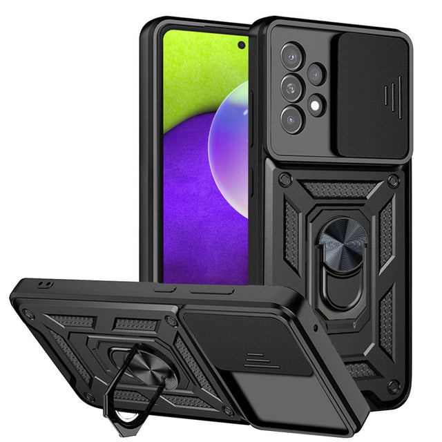 Husa de protectie Techsuit CamShield Series compatibil cu Samsung Galaxy A52 4G / A52 5G / A52s 5G, Negru
