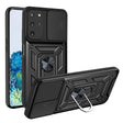 Fekete Techsuit CamShield Series tok Samsung Galaxy S20 Plus 4G / S20 Plus 5G készülékhez
