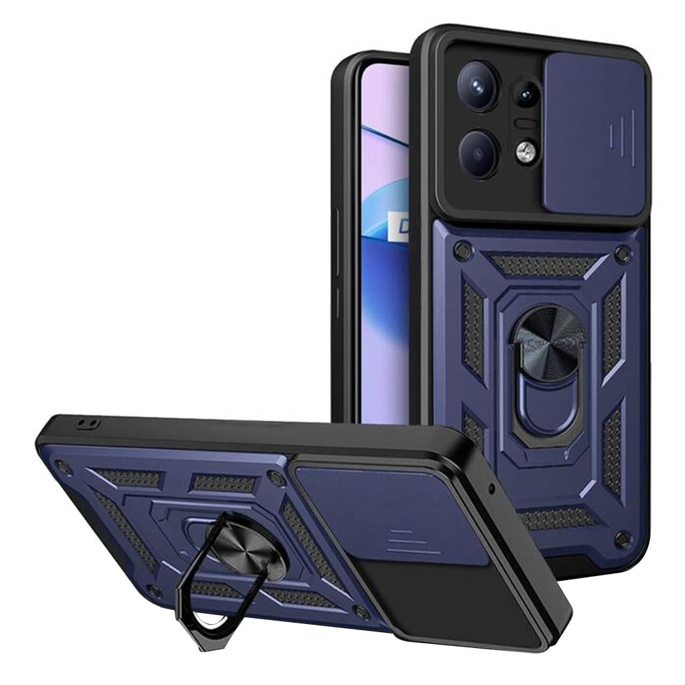 Techsuit CamShield Series albastră pentru Motorola Edge 50 Pro