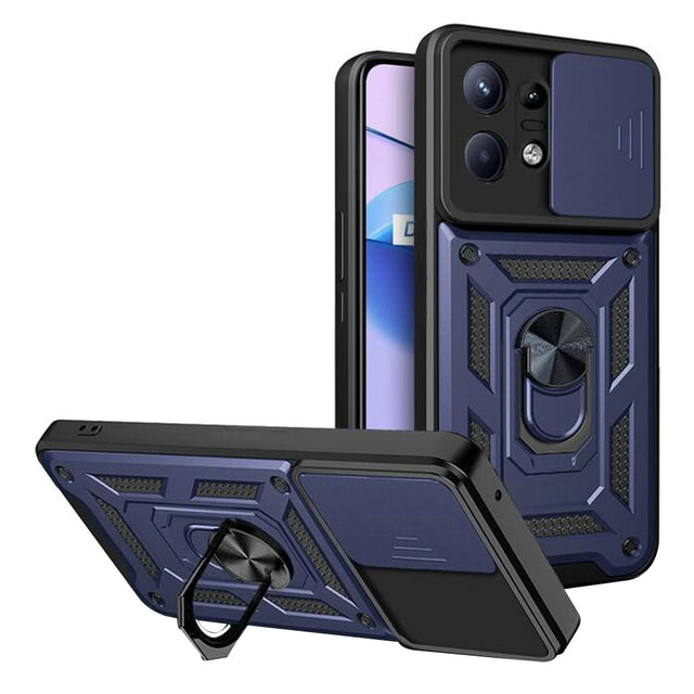 Techsuit CamShield Series albastră pentru Motorola Edge 50 Pro