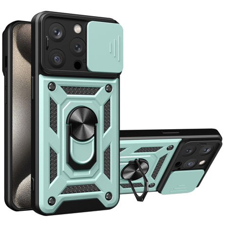 Husa de protectie Techsuit CamShield Series compatibil cu iPhone 15 Pro, Verde