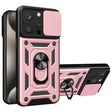 Husa de protectie Techsuit CamShield Series compatibil cu iPhone 15 Pro Max, Roz Auriu