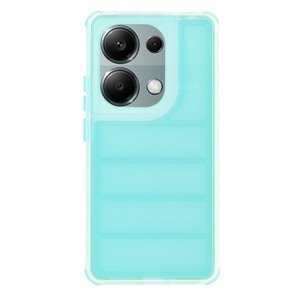 Husa de protectie Techsuit Wave Shield compatibil cu Xiaomi Redmi Note 13 Pro 4G / Poco M6 Pro 4G, Turcoaz