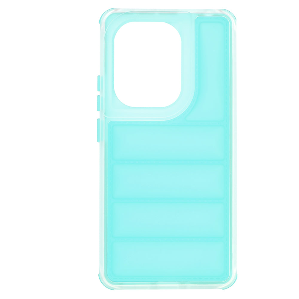 Husa de protectie Techsuit Wave Shield compatibil cu Xiaomi Redmi Note 13 Pro 4G / Poco M6 Pro 4G, Turcoaz