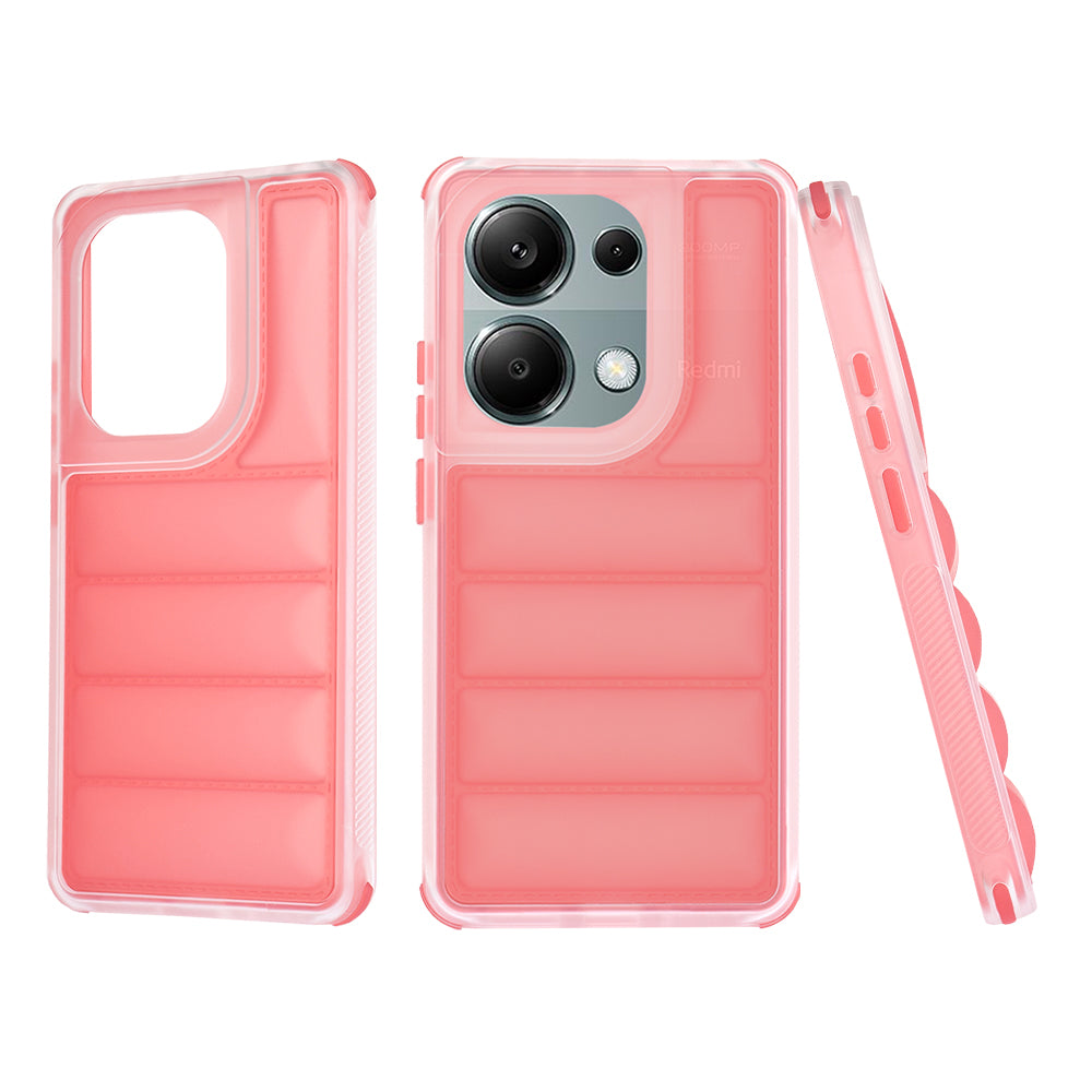 Husa de protectie Techsuit Wave Shield compatibil cu Xiaomi Redmi Note 13 Pro 4G / Poco M6 Pro 4G, Rosu