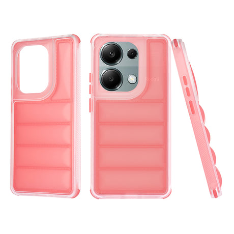 Husa de protectie Techsuit Wave Shield compatibil cu Xiaomi Redmi Note 13 Pro 4G / Poco M6 Pro 4G, Rosu