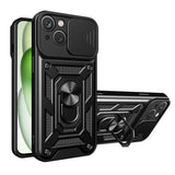 Husa de protectie Techsuit CamShield Series compatibil cu iPhone 15, Negru