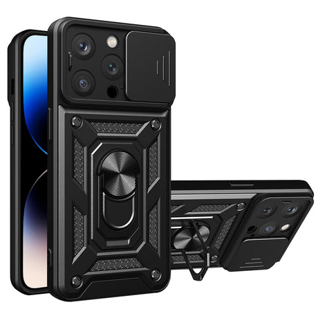 Husă Techsuit CamShield Series pentru iPhone 14 Pro Max, neagră