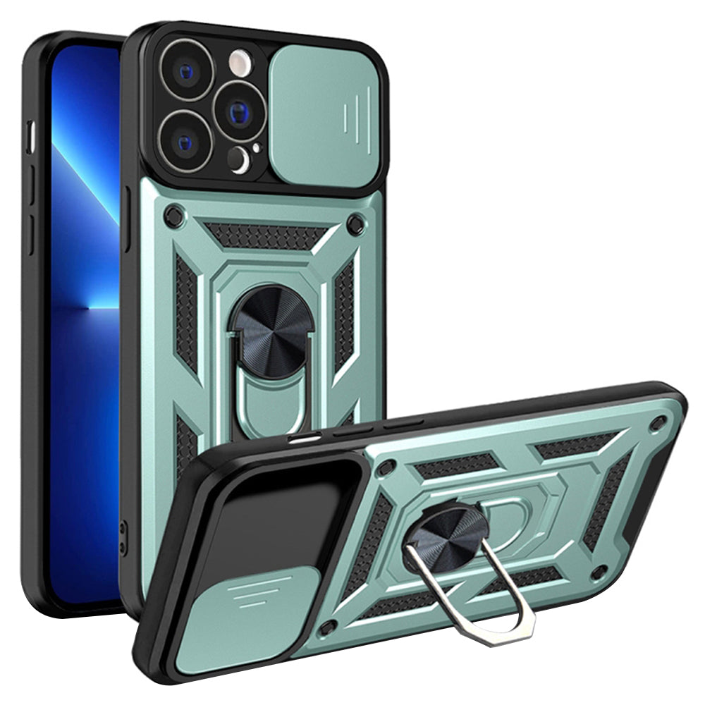 Husa de protectie Techsuit CamShield Series compatibil cu iPhone 13 Pro, Verde