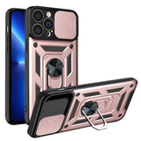 Husa de protectie Techsuit CamShield Series compatibil cu iPhone 13 Pro, Roz Auriu