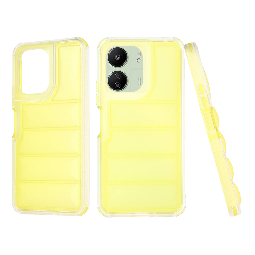 Husa de protectie Techsuit Wave Shield compatibil cu Xiaomi Redmi 13C 4G / Redmi 13C 5G / Poco C65, Galben