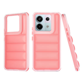 Husa de protectie Techsuit Wave Shield compatibil cu Xiaomi Redmi Note 13 Pro 5G / Poco X6, Rosu