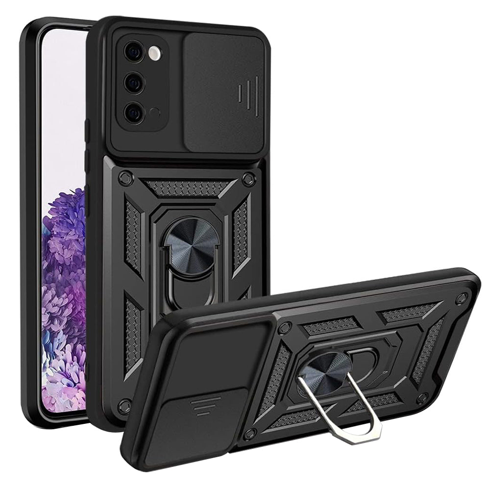 Husa de protectie Techsuit CamShield Series compatibil cu Samsung Galaxy S20 4G / S20 5G, Negru