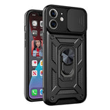 Husa de protectie Techsuit CamShield Series compatibil cu iPhone 12 mini, Negru