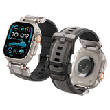 Accesoriu smartwatch Spigen DuraPro Armor (AMP09104) compatibil cu Apple Watch 1/2/3/4/5/6/7/8/9/10/11/SE/SE 2/SE 3/ Ultra/Ultra 2/Ultra 3 (42/44/45/46/49mm), Gri