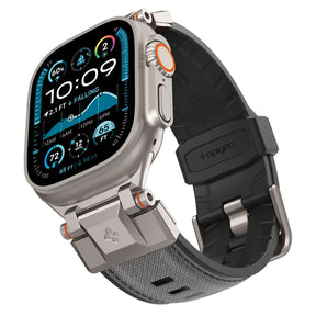 Accesoriu smartwatch Spigen DuraPro Armor (AMP09104) compatibil cu Apple Watch 1/2/3/4/5/6/7/8/9/10/11/SE/SE 2/SE 3/ Ultra/Ultra 2/Ultra 3 (42/44/45/46/49mm), Gri