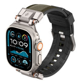 Accesoriu smartwatch Spigen DuraPro Armor (AMP09102) compatibil cu Apple Watch 1/2/3/4/5/6/7/8/9/10/11/SE/SE 2/SE 3/ Ultra/Ultra 2/Ultra 3 (42/44/45/46/49mm), Military Green