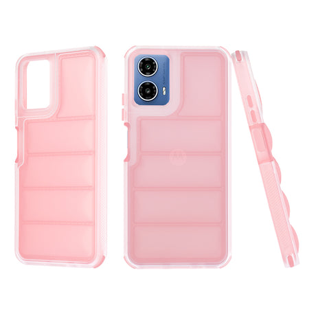Husa de protectie Techsuit Wave Shield compatibil cu Motorola Moto G34 / Moto G45, Roz