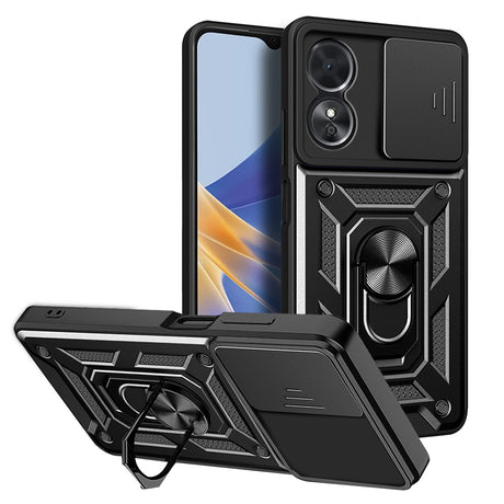 Husa de protectie Techsuit CamShield Series compatibil cu Oppo A17, Negru