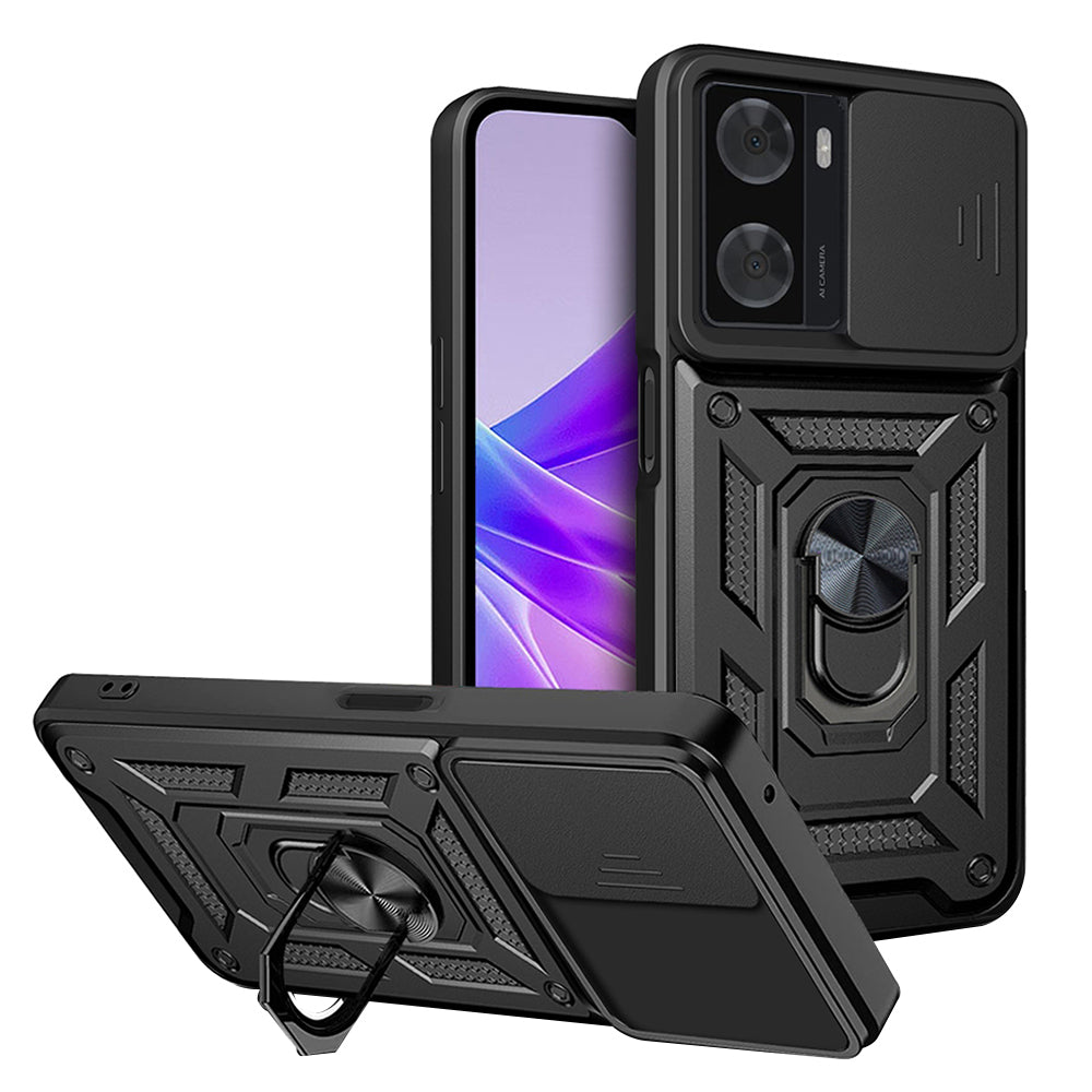 Husa pentru Oppo A57 4G / A57s / OnePlus Nord N20 SE - Techsuit CamShield Series - Black