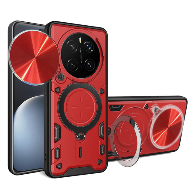 Husa de protectie Techsuit CamGuard Pro compatibil cu Honor Magic7 Pro, Rosu