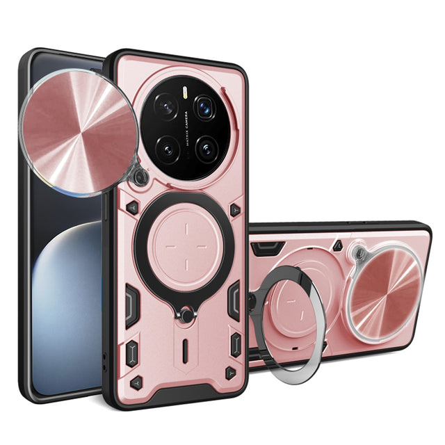 Husa de protectie Techsuit CamGuard Pro compatibil cu Honor Magic7 Pro, Roz Auriu