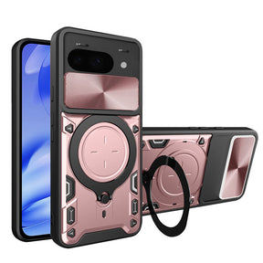 Husa de protectie Techsuit CamGuard Pro compatibil cu Google Pixel 9a, Roz Auriu