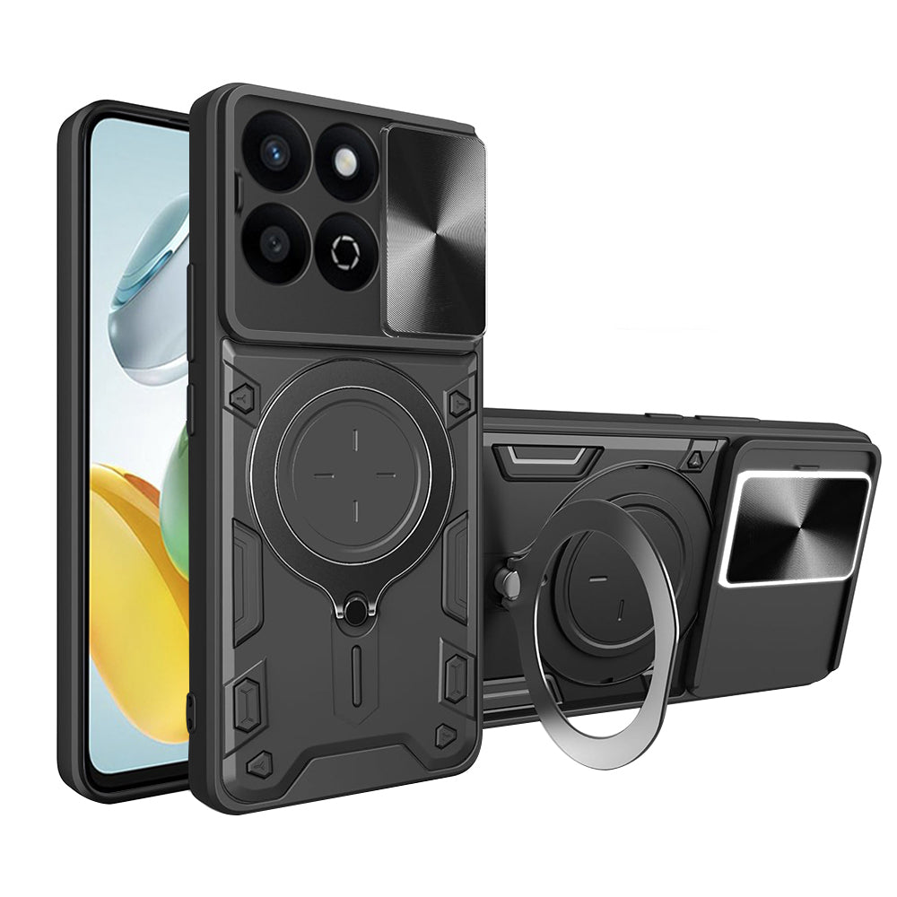 Husa de protectie Techsuit CamGuard Pro compatibil cu Honor 200 Smart / X7c, Negru