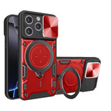 Husa de protectie Techsuit CamGuard Pro compatibil cu iPhone 16 Pro Max, Rosu