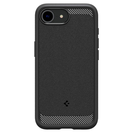 Husa de protectie Spigen Rugged Armor MagSafe (ACS09152) compatibil cu iPhone 16e / iPhone 17e, Negru Mat