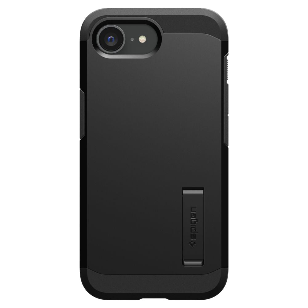 Husa de protectie Spigen Tough Armor MagSafe (ACS09137) compatibil cu iPhone 16e / iPhone 17e, Negru