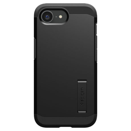Husa de protectie Spigen Tough Armor MagSafe (ACS09137) compatibil cu iPhone 16e / iPhone 17e, Negru