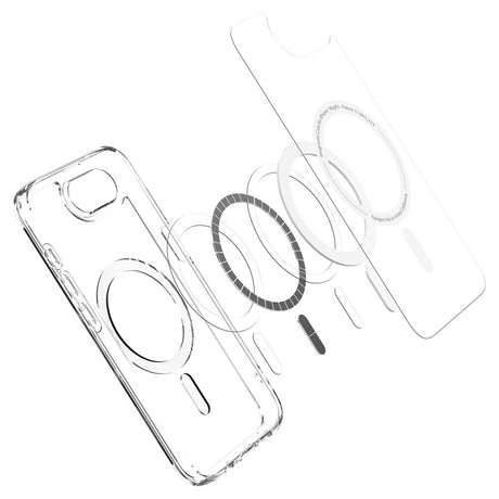 Husa de protectie Spigen Ultra Hybrid MagSafe (ACS09139) compatibil cu iPhone 16e / iPhone 17e, Alb