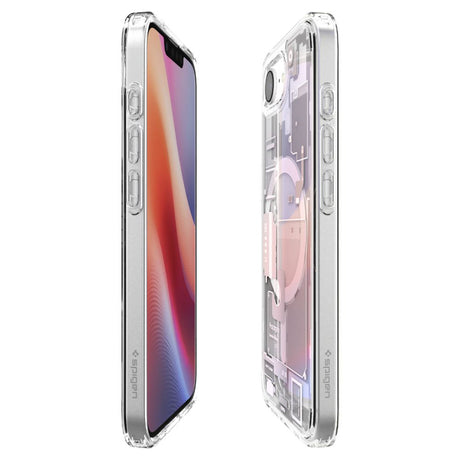 Husa de protectie Spigen Ultra Hybrid Zero One MagSafe (ACS09142) compatibil cu iPhone 16e / iPhone 17e, Alb