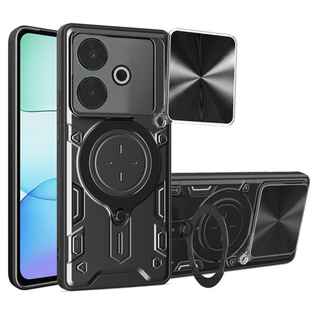 Husa de protectie Techsuit CamGuard Pro compatibil cu Xiaomi Redmi 13 / Poco M6 4G, Negru