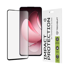 Folie de protectie Techsuit 111D Full Cover / Full Glue Glass compatibil cu Oppo Reno13 F 4G / Reno13 F 5G / Reno13 FS 5G, Negru