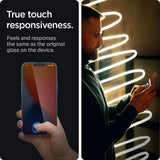 Folie de protectie Spigen Glas.tR Slim (AGL03393) compatibil cu iPhone 13 / iPhone 13 Pro / iPhone 14 / iPhone 16e / iPhone 17e, Privacy