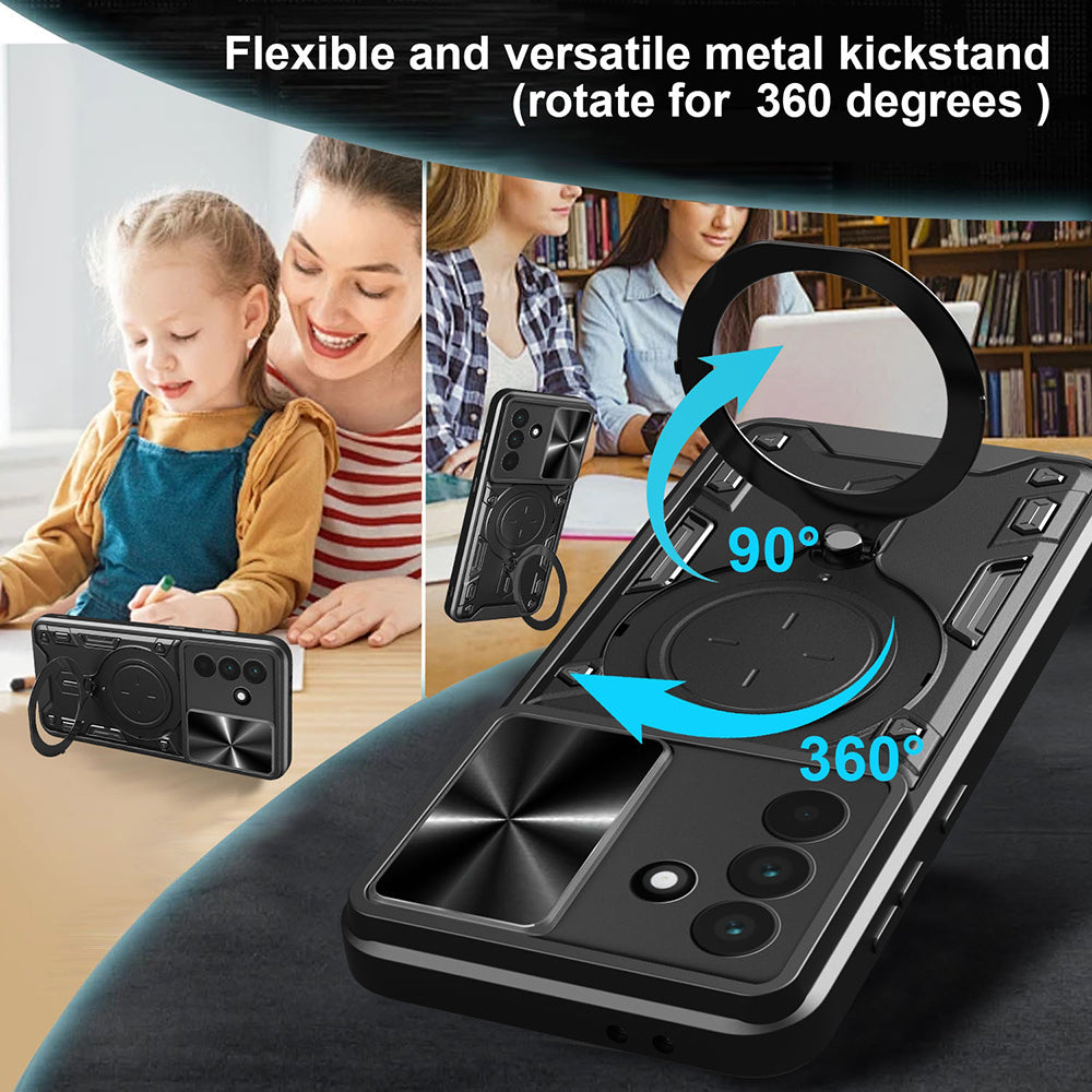 Husa de protectie Techsuit CamGuard Pro compatibil cu OnePlus 13R, Rosu