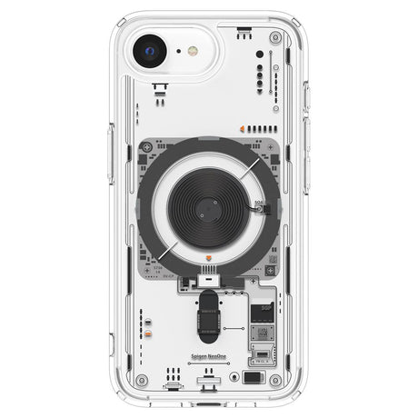 Husă de protecție Spigen Ultra Hybrid MagSafe neagră pentru iPhone 16e