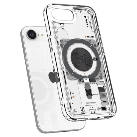 Husă de protecție Spigen Ultra Hybrid MagSafe neagră pentru iPhone 16e