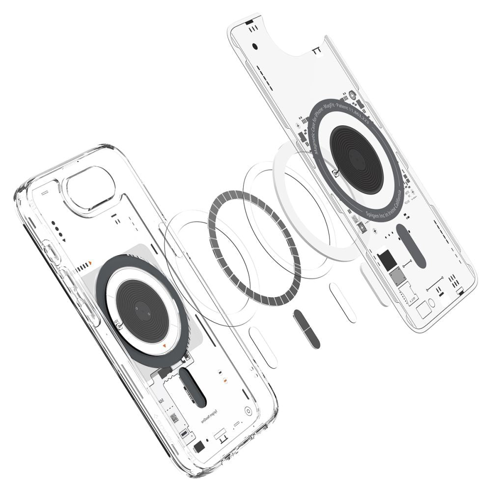 Husa de protectie Spigen Ultra Hybrid MagSafe (ACS09143) compatibil cu iPhone 16e, Neo One