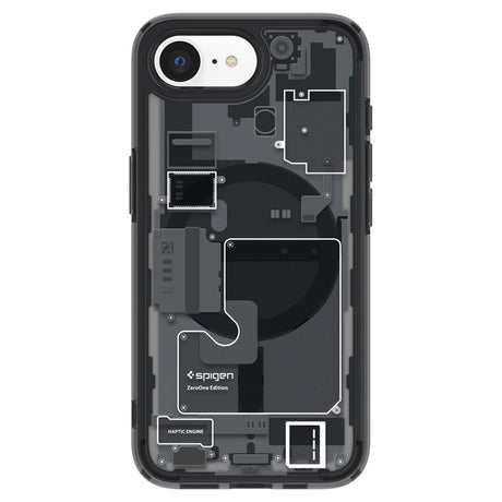 Husa de protectie Spigen Ultra Hybrid Zero One MagSafe (ACS09141) compatibil cu iPhone 16e / iPhone 17e, Negru